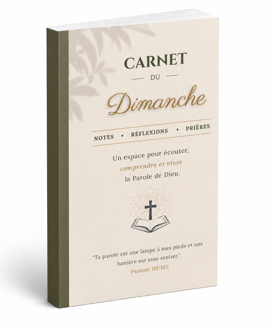 Couverture du livre Carnet du dimanche: Un espace pour écouter, comprendre et vivre la Parole de Dieu.